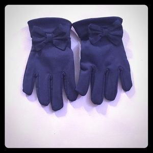 Janie and jack navy gloves